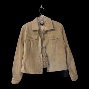 Suede Trucker Jacket